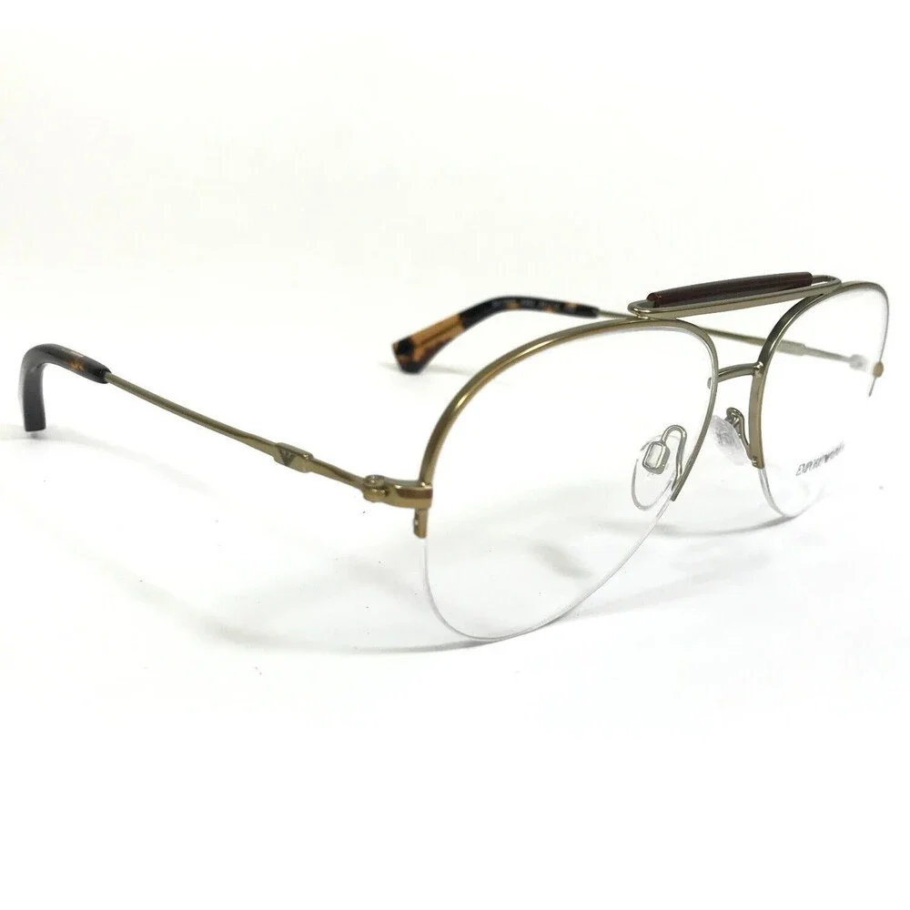 Emporio Armani Eyeglasses Frames EA1020 3002 Matte Pale Gold 55-15-140
